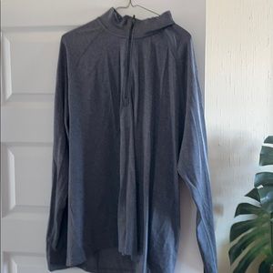 Rhone Versatility 1/4 Zip shirt. asphalt gray. xxl